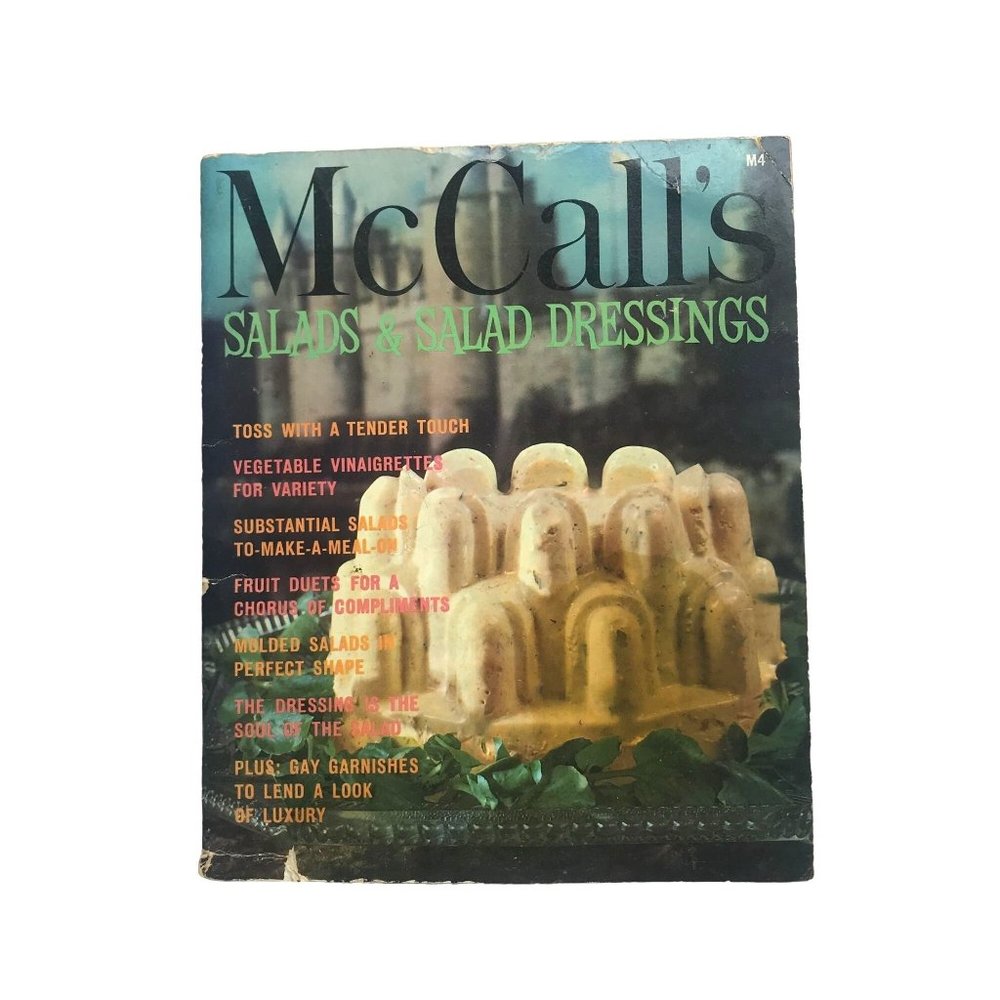 McCall's 1972 Vintage Paperback Cook Book Salads & Salad Dressings